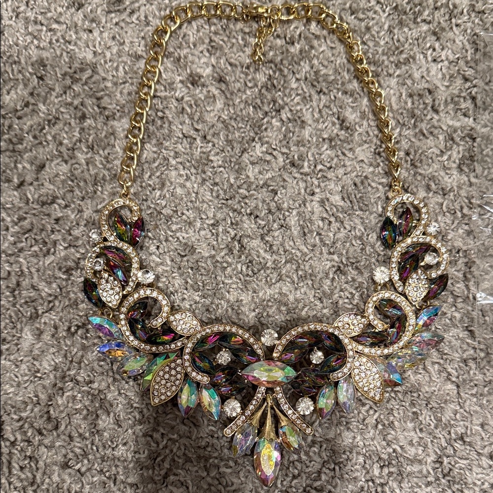 Elegant Multicolor Statement Necklace